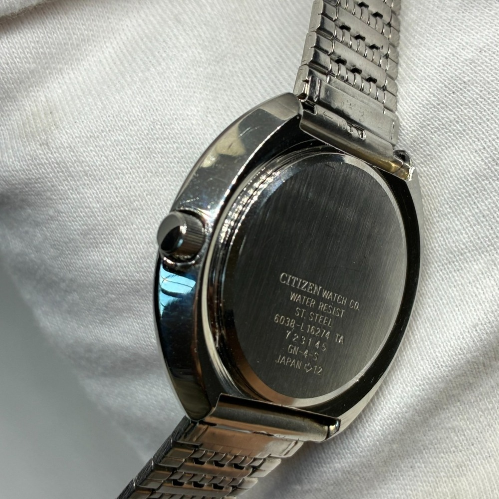 CITIZEN Independent JUMP HOUR 6038-L16274 QZ Men's Watch - Working! - Picture 5 of 15